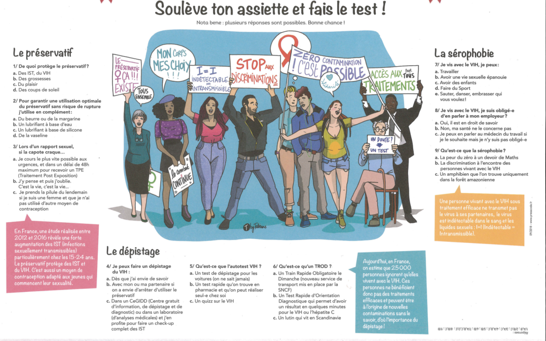 1er décembre 2018 – Journée mondiale de lutte contre le VIH/sida