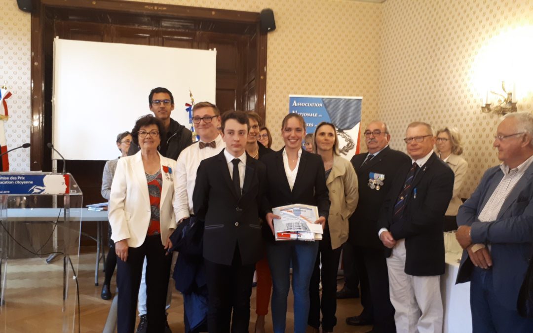 Participation de nos élèves au prix de l’éducation citoyenne de Vendée Projet ECOP Inter CVL-CVC