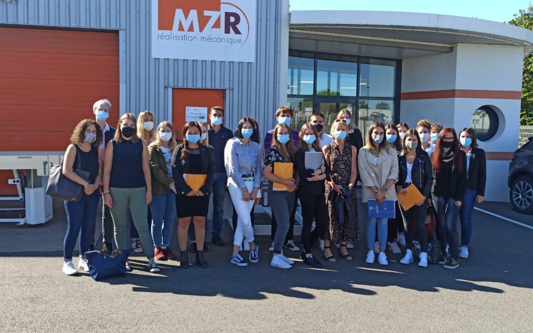 Visite de l’entreprise MZR pour les étudiants de BTS SAM1