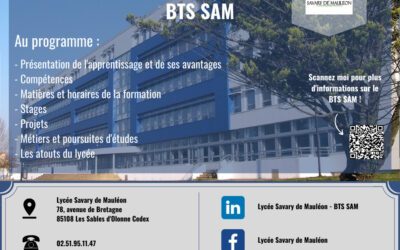 Des étudiantes du BTS SAM présentent leur BTS dans les établissements vendéens